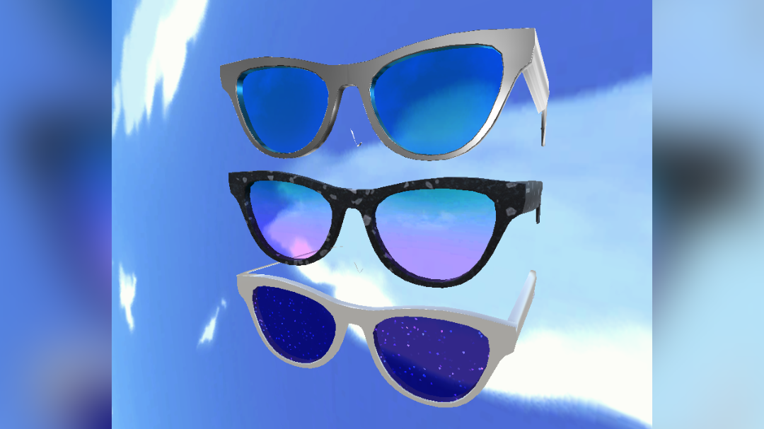 Glasses VRC/Unity— Free prefab (3 styles)