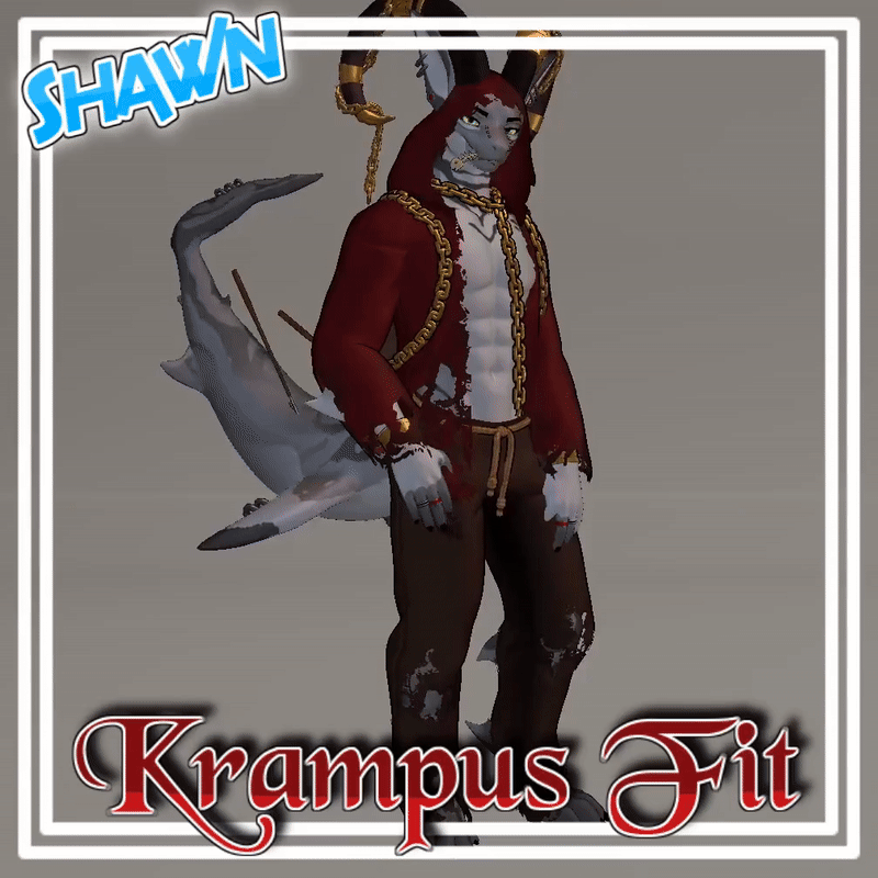 Krampus Fit for Shawn the Shark