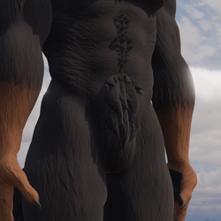 Wolfman Crotch Fluff (Phys Ready)