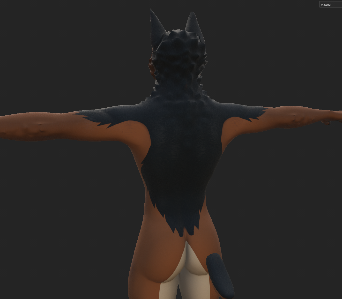 German Shepherd Texture for Beau