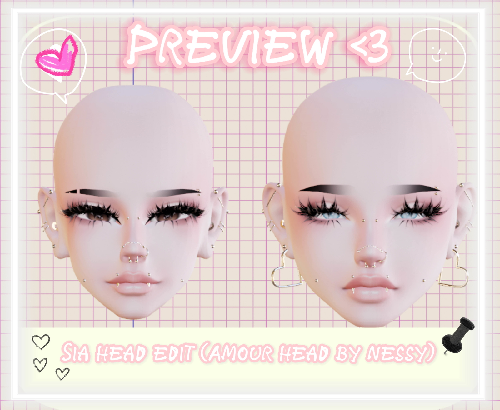 Sia Head Edit ( Amour Head by Nessy )