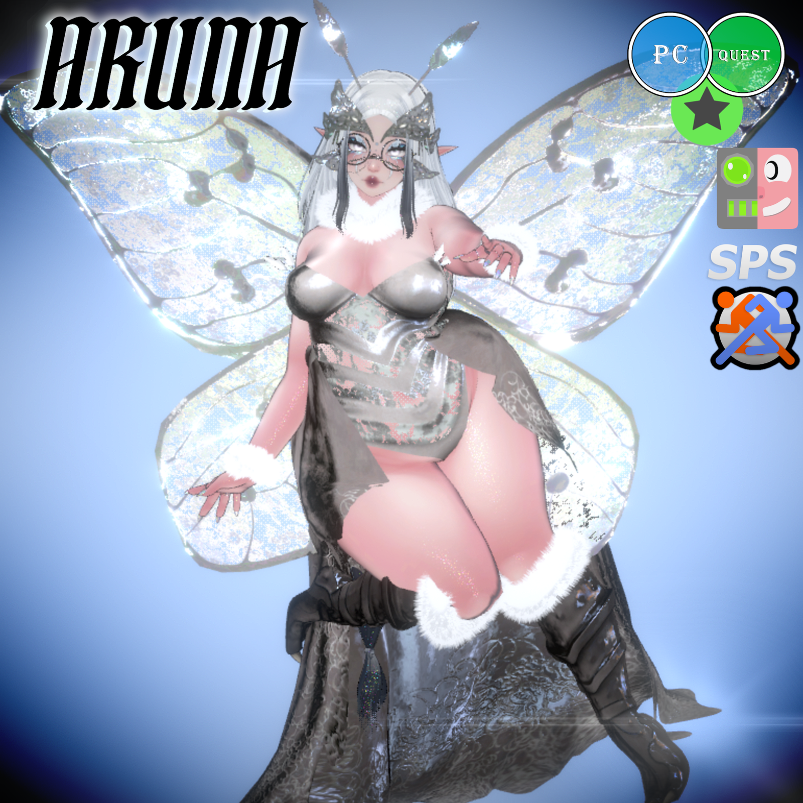 Aruna - Ghost Moth PC/Quest/Facetracking/SPS/GOGO