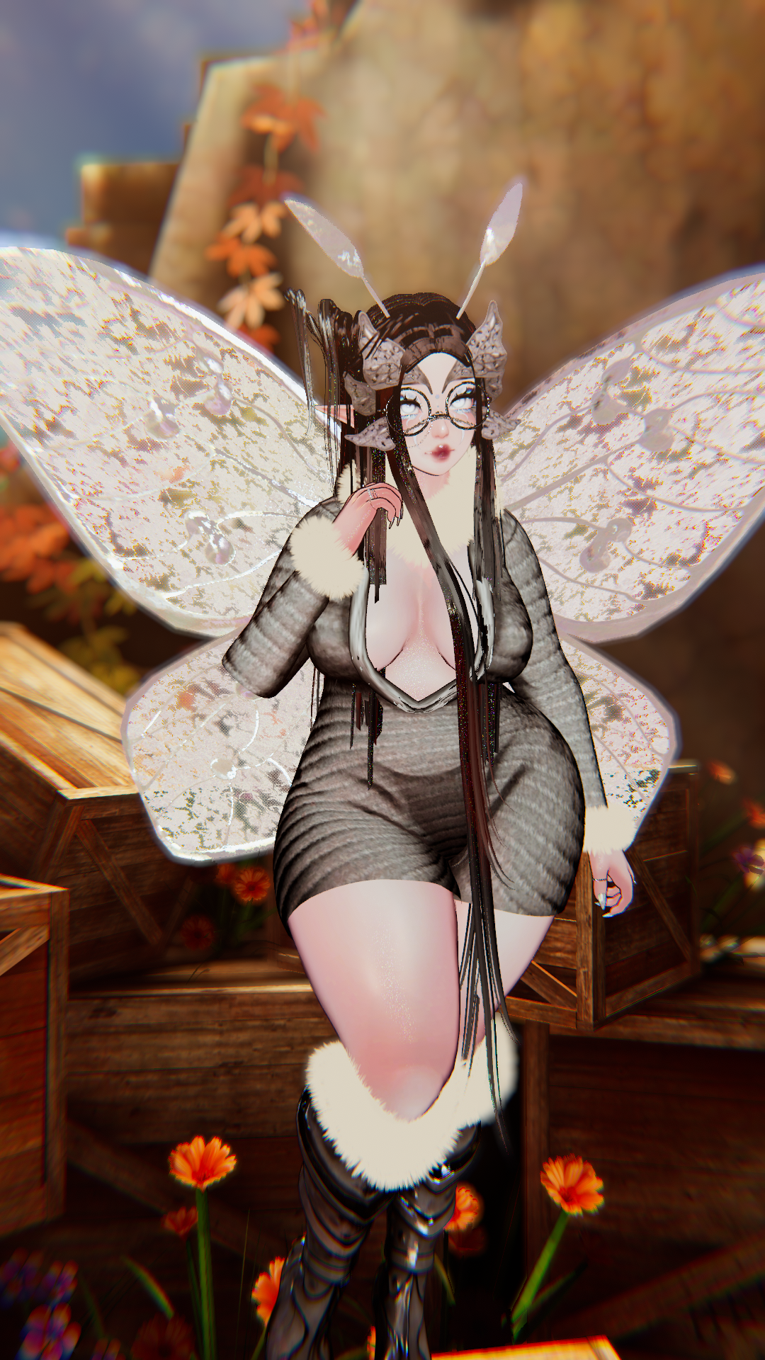 Aruna - Ghost Moth PC/Quest/Facetracking/SPS/GOGO