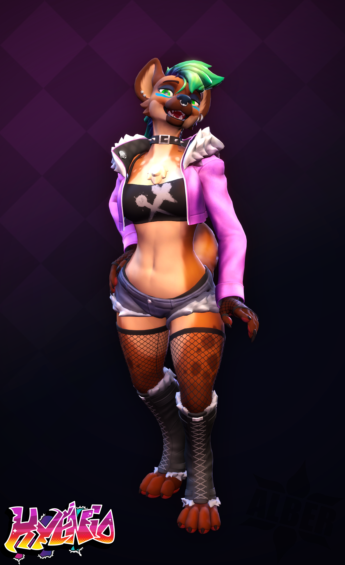 Hyenid VRChat Avatar