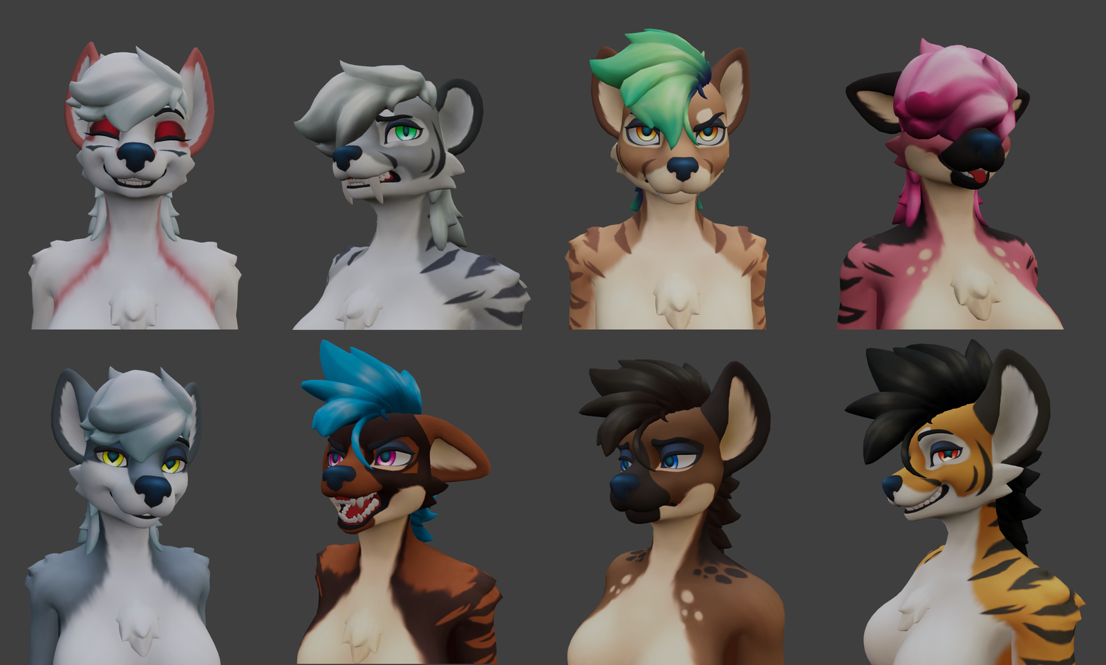 Hyenid VRChat Avatar