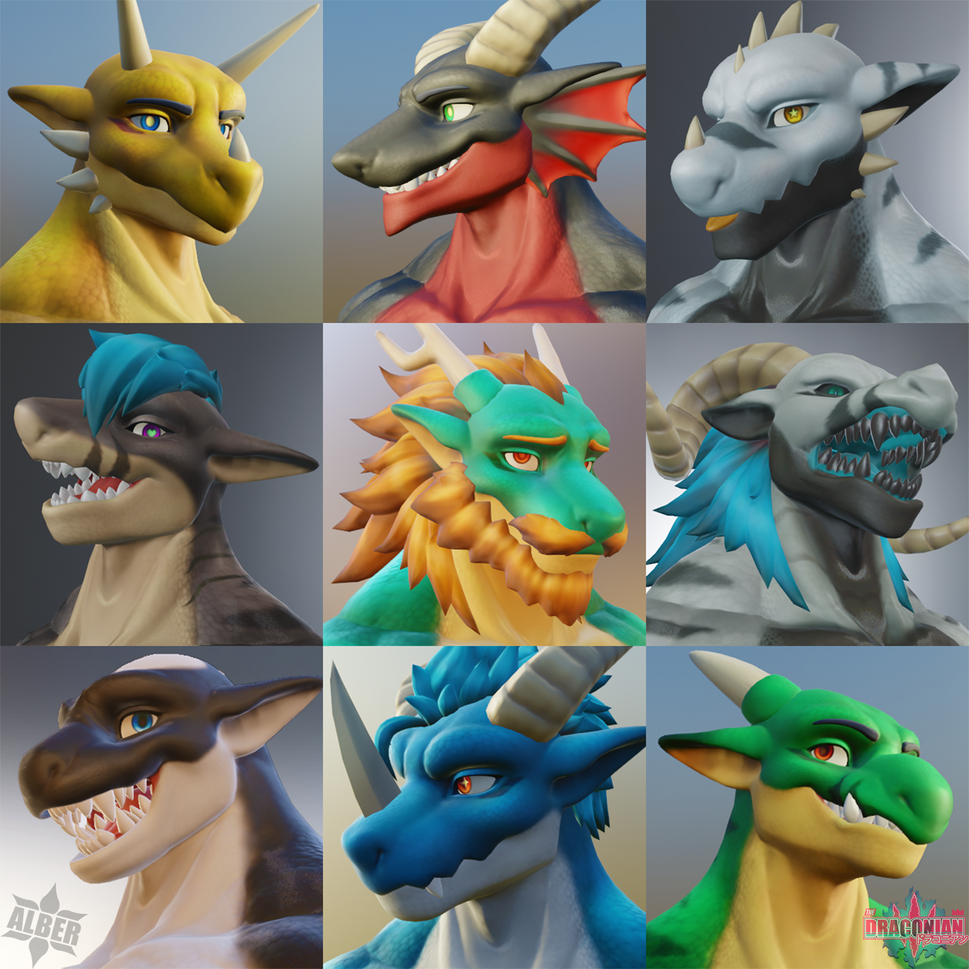 Draconian VRChat Avatar