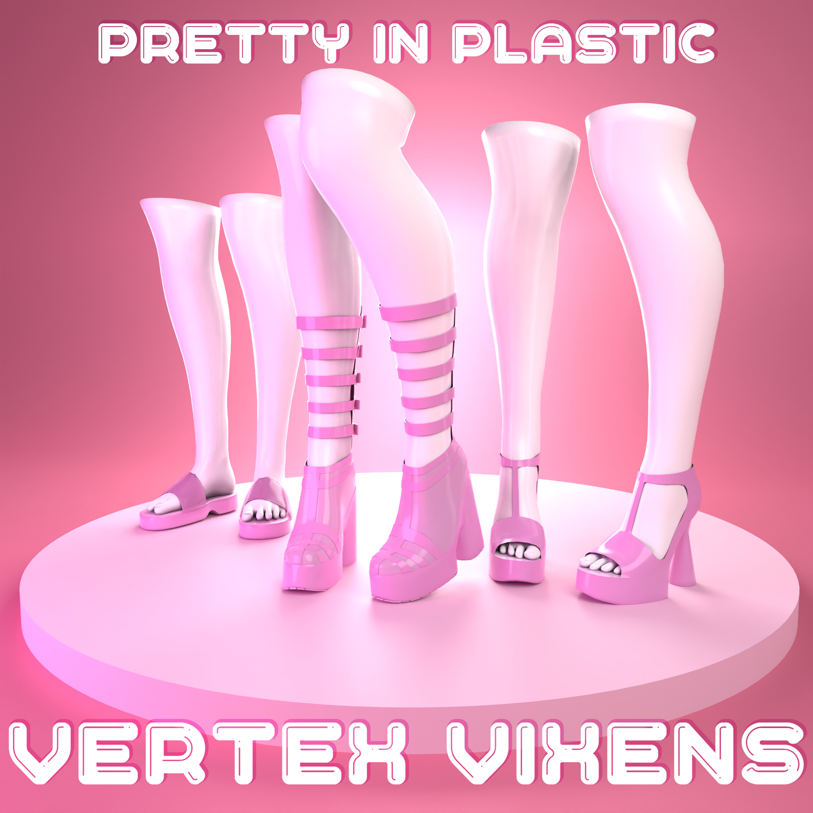 Pretty In Plastic Shoe Pack