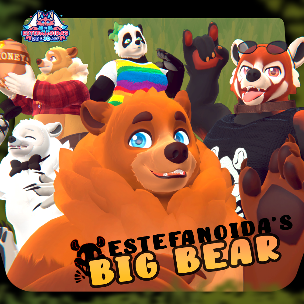 Este's Big Bear Avatar PC & Mobile (+ Face tracking)