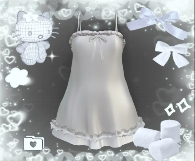 frilly dress