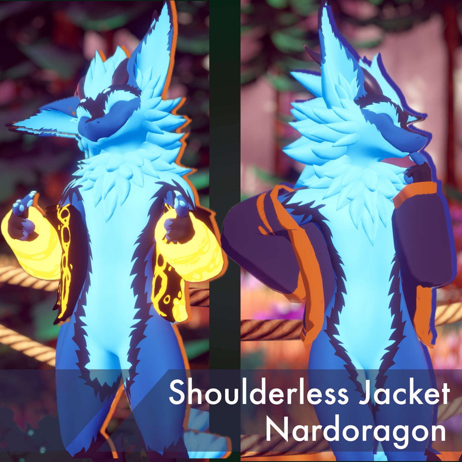 Shoulderless Jacket - Nardo