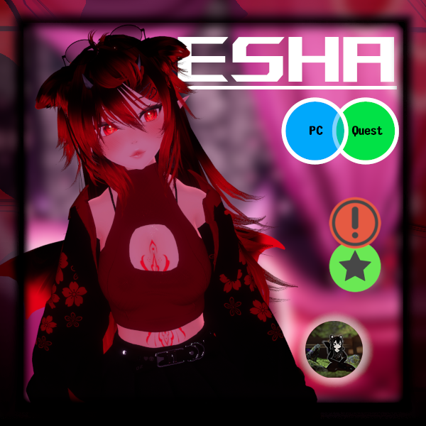| Esha | (PC & Quest + FallBack)(GoGoLoco)(SPS&Lollipop) 🔴