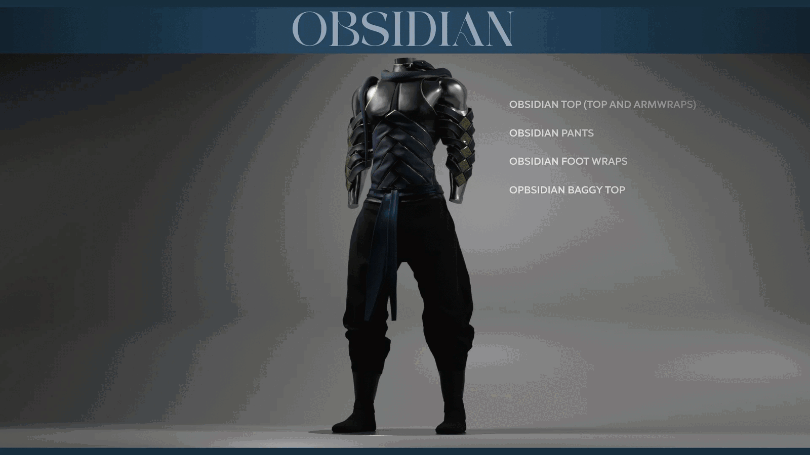Obsidian Clothing Set