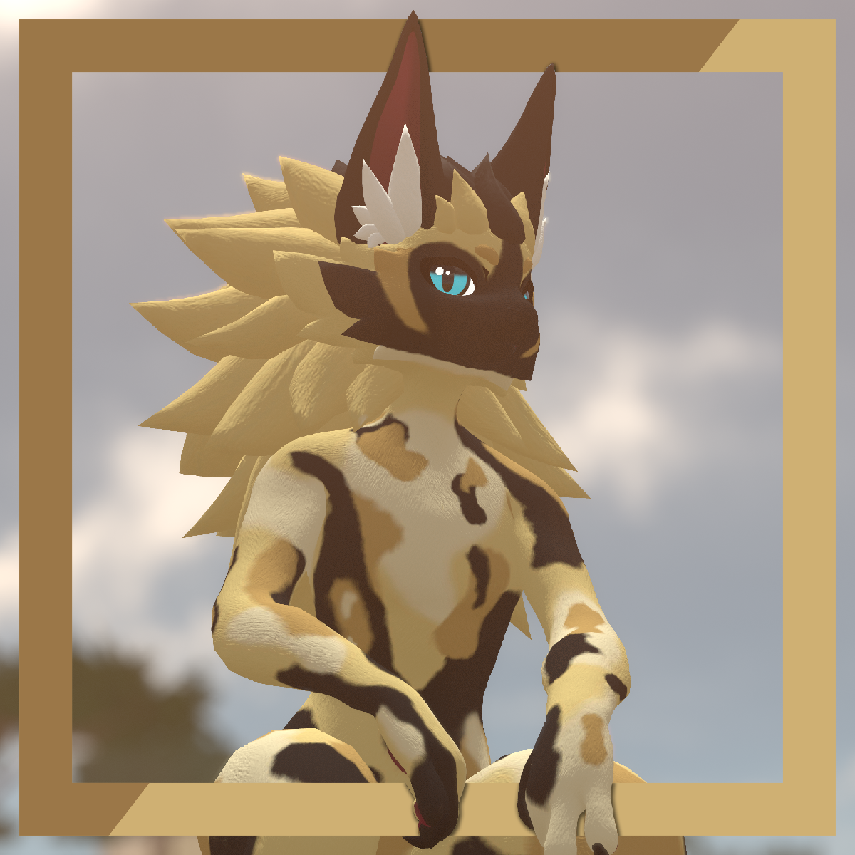 African Wild Dog Novabeast Texture