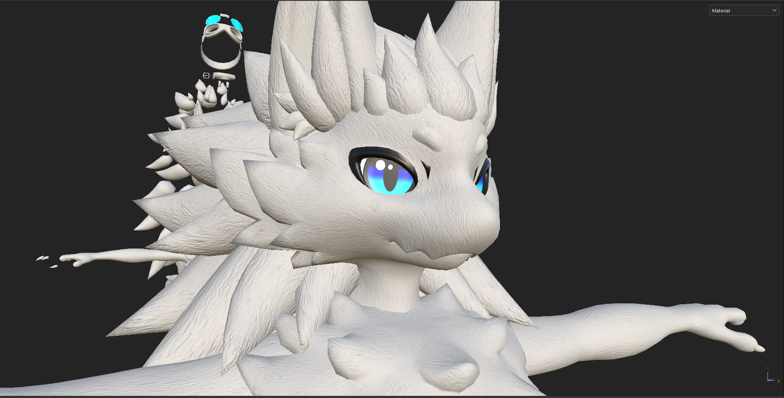 Furbrushed Novabeast Normal and Height Maps