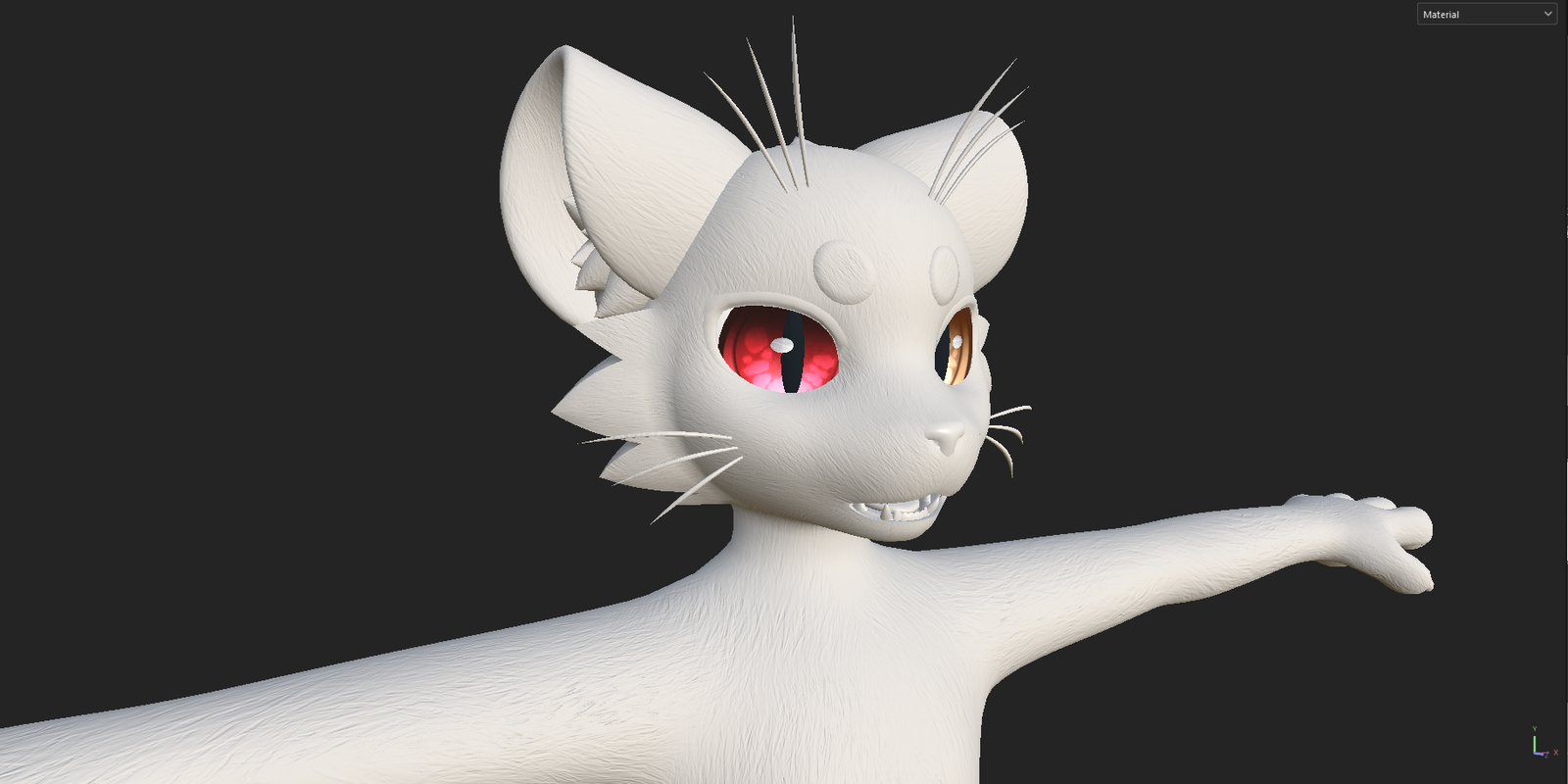 Furbrushed Mayu Normal, Height & Roughness Maps