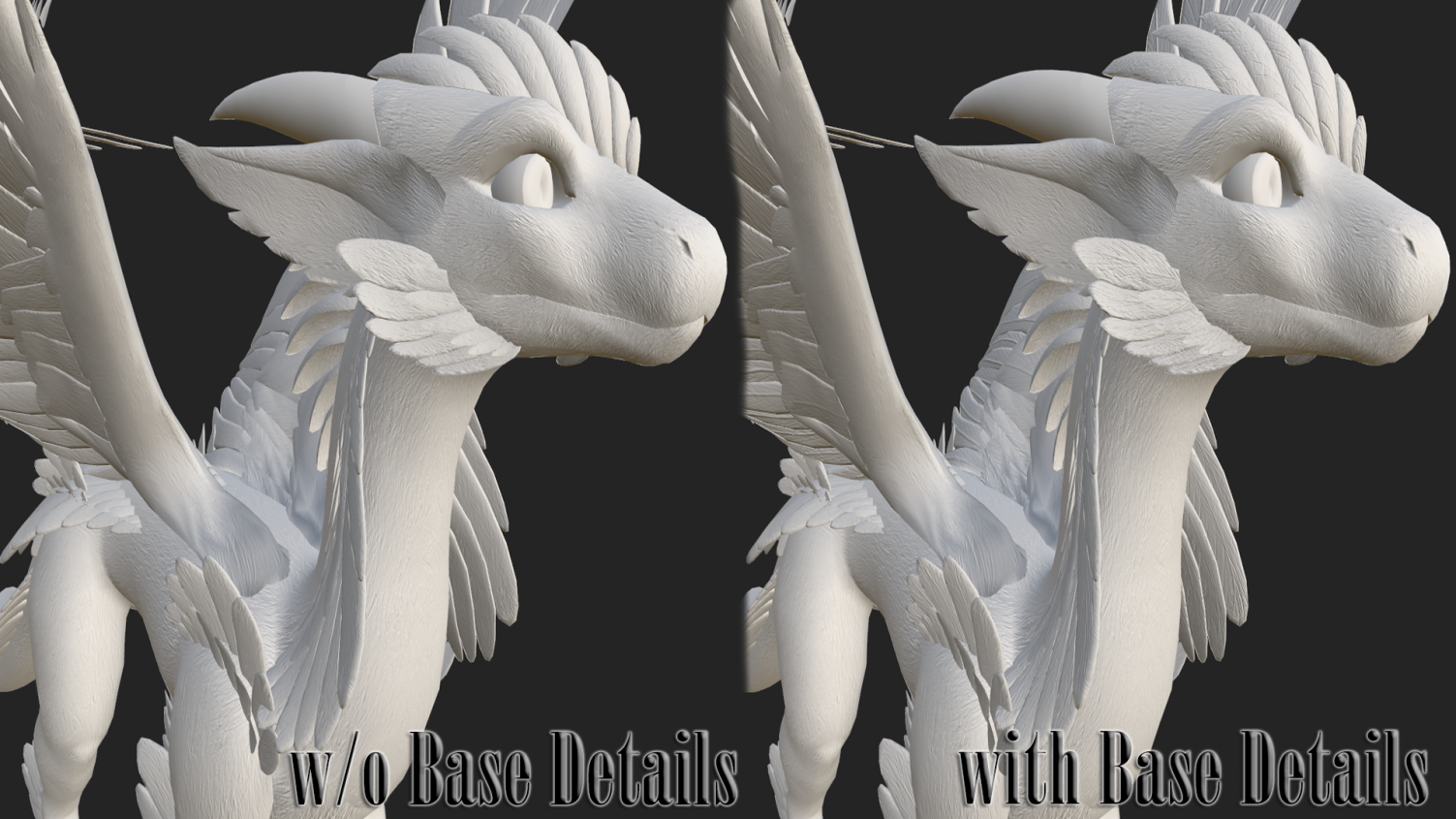 Furbrushed Dovabrodian & Feathers DLC Normal & Height Maps