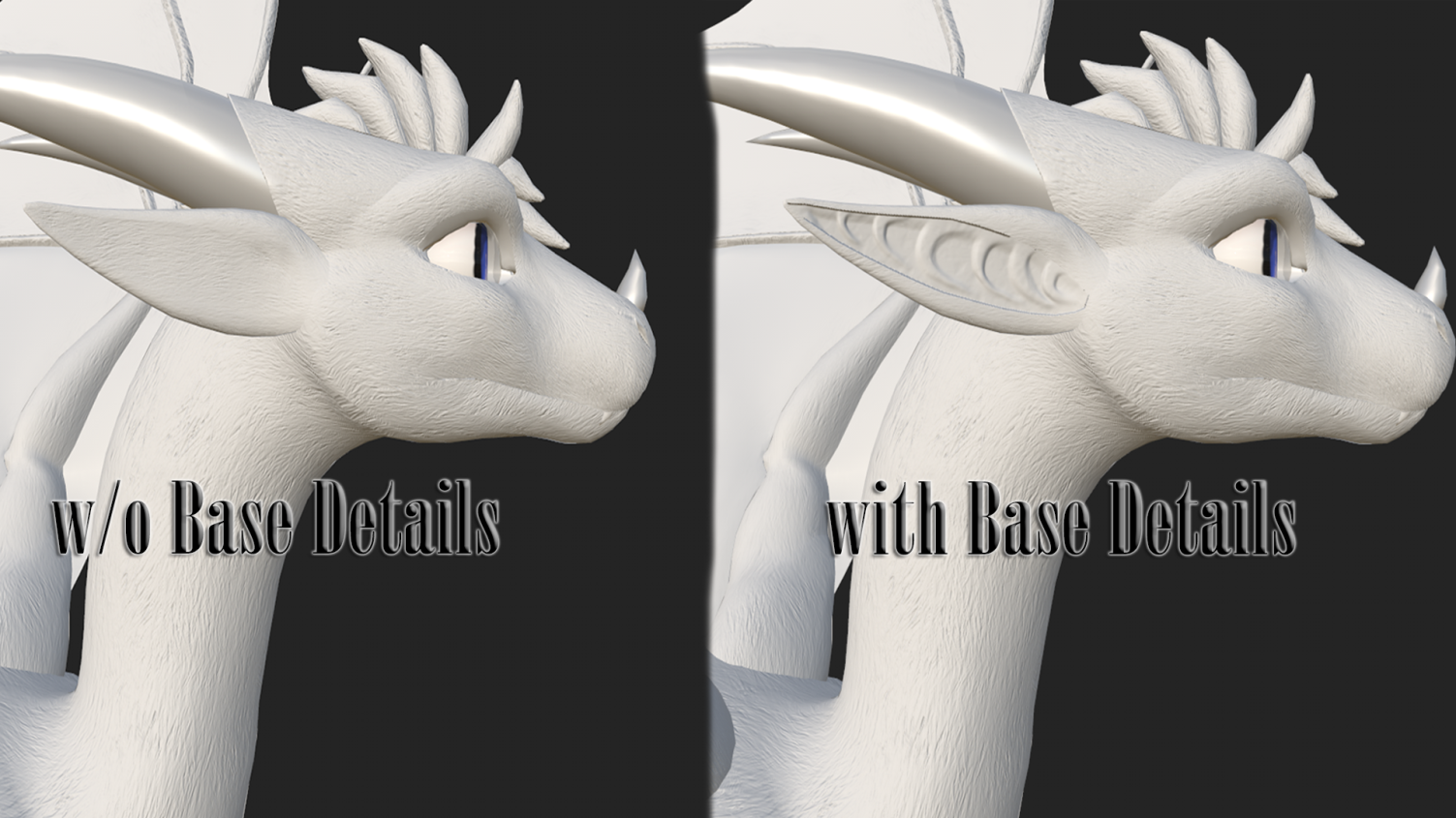 Furbrushed Dovabrodian & Feathers DLC Normal & Height Maps