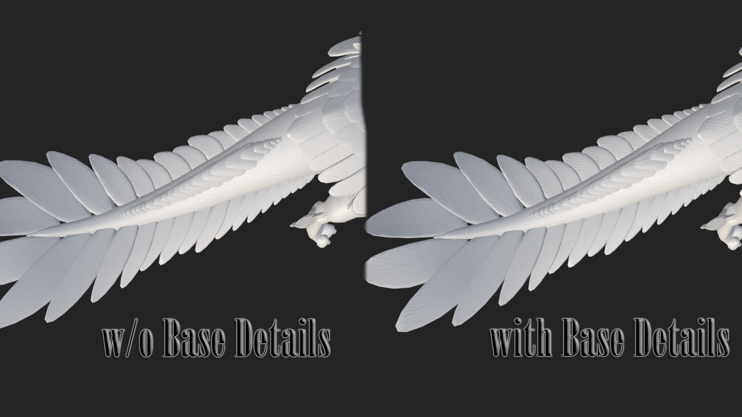 Furbrushed Dovabrodian & Feathers DLC Normal & Height Maps
