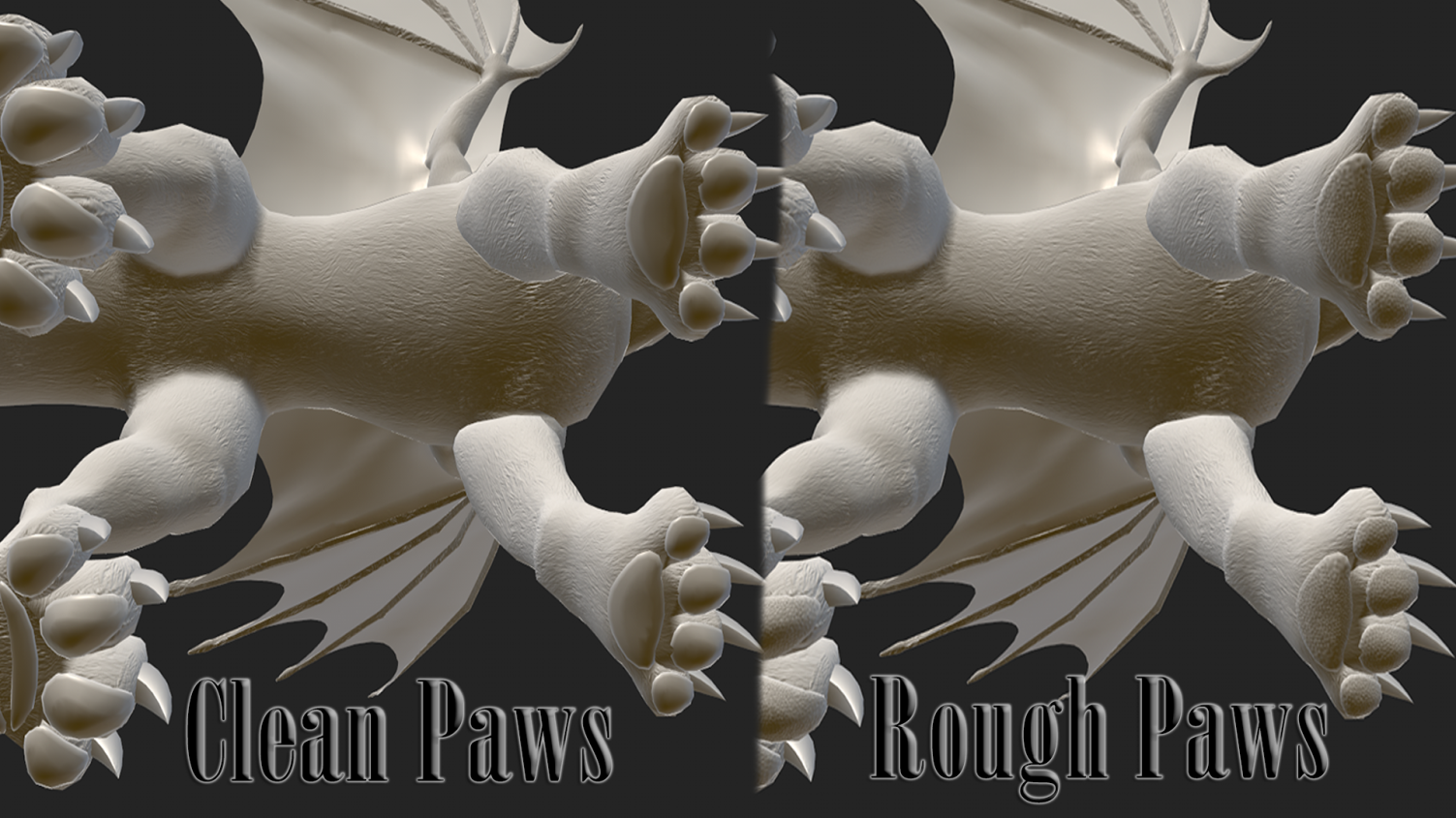 Furbrushed Dovabrodian & Feathers DLC Normal & Height Maps