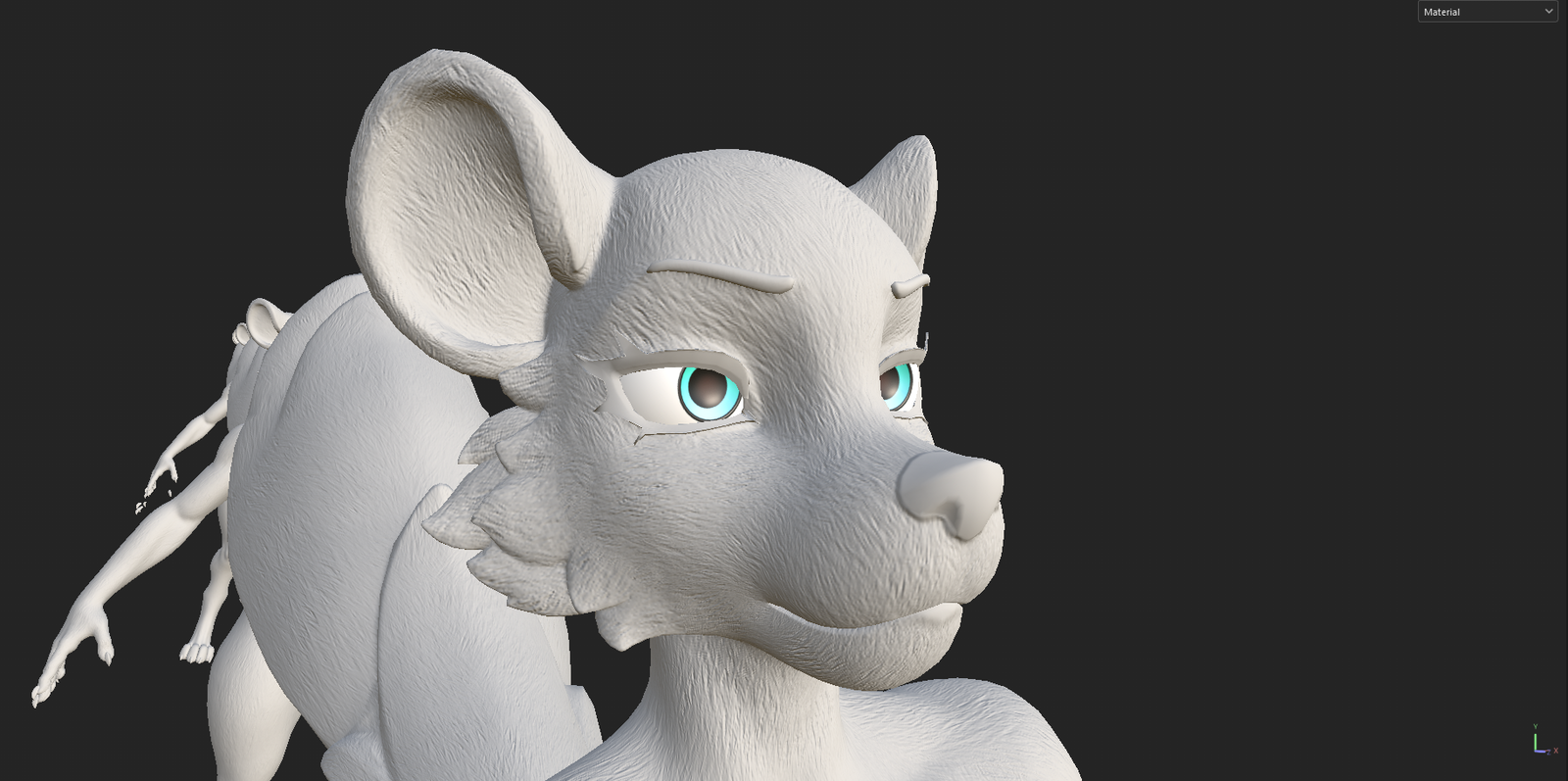 Furbrushed Space Yeen Normal & Height Maps