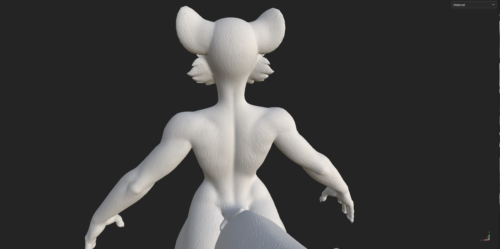 Furbrushed Space Yeen Normal & Height Maps