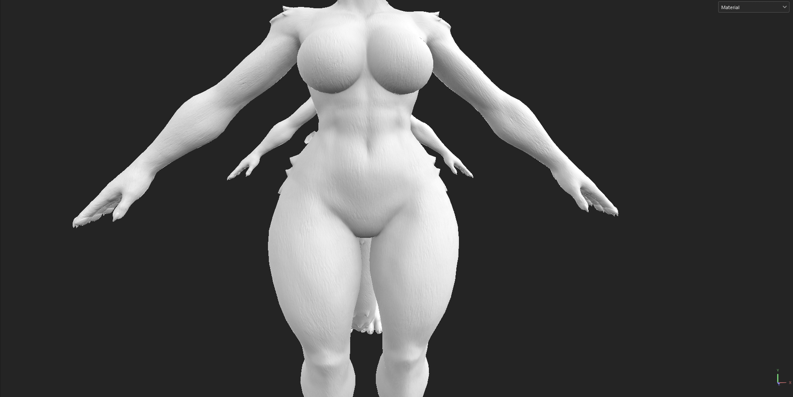 Furbrushed Legato Normal & Height Maps