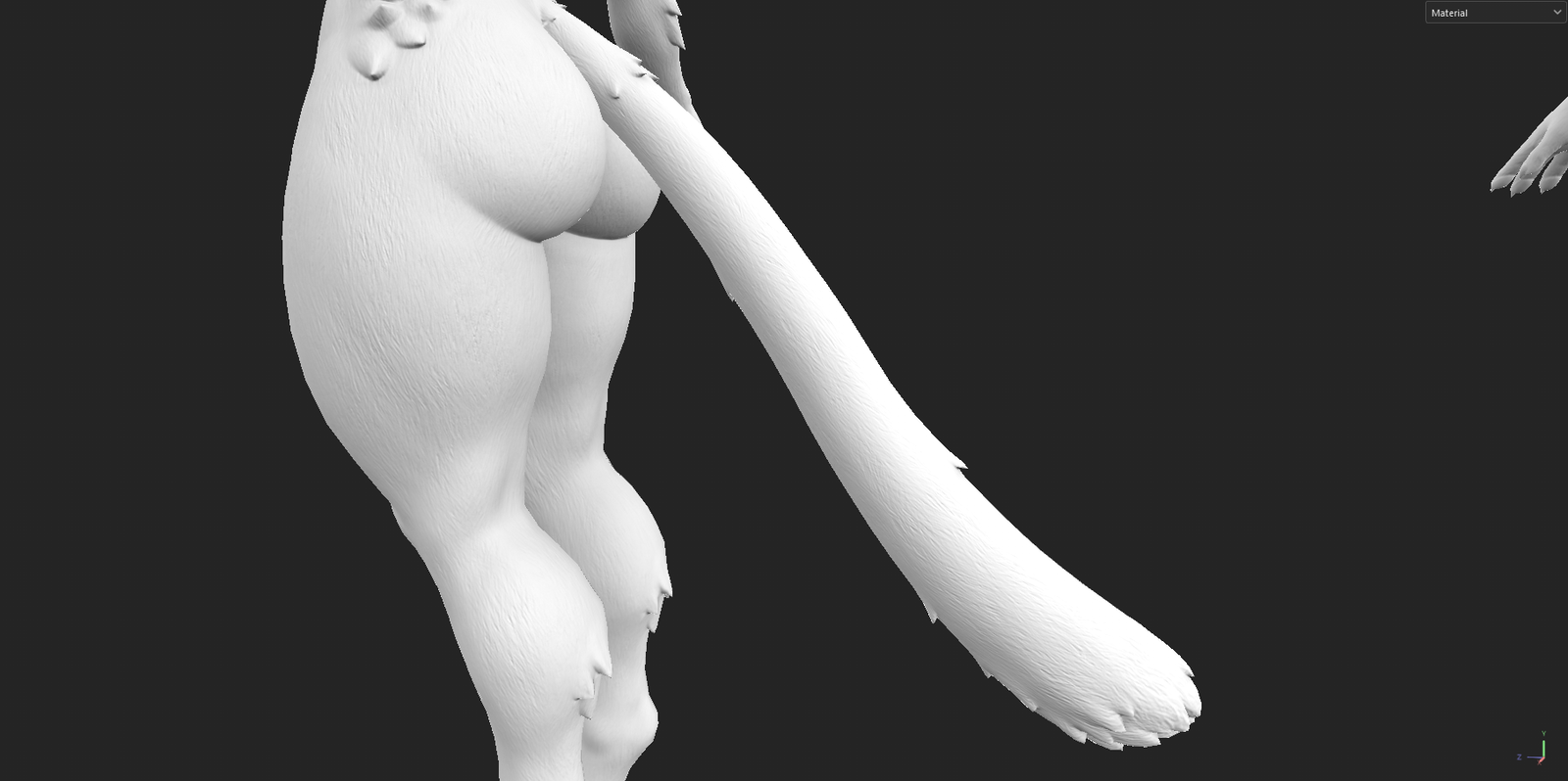 Furbrushed Legato Normal & Height Maps