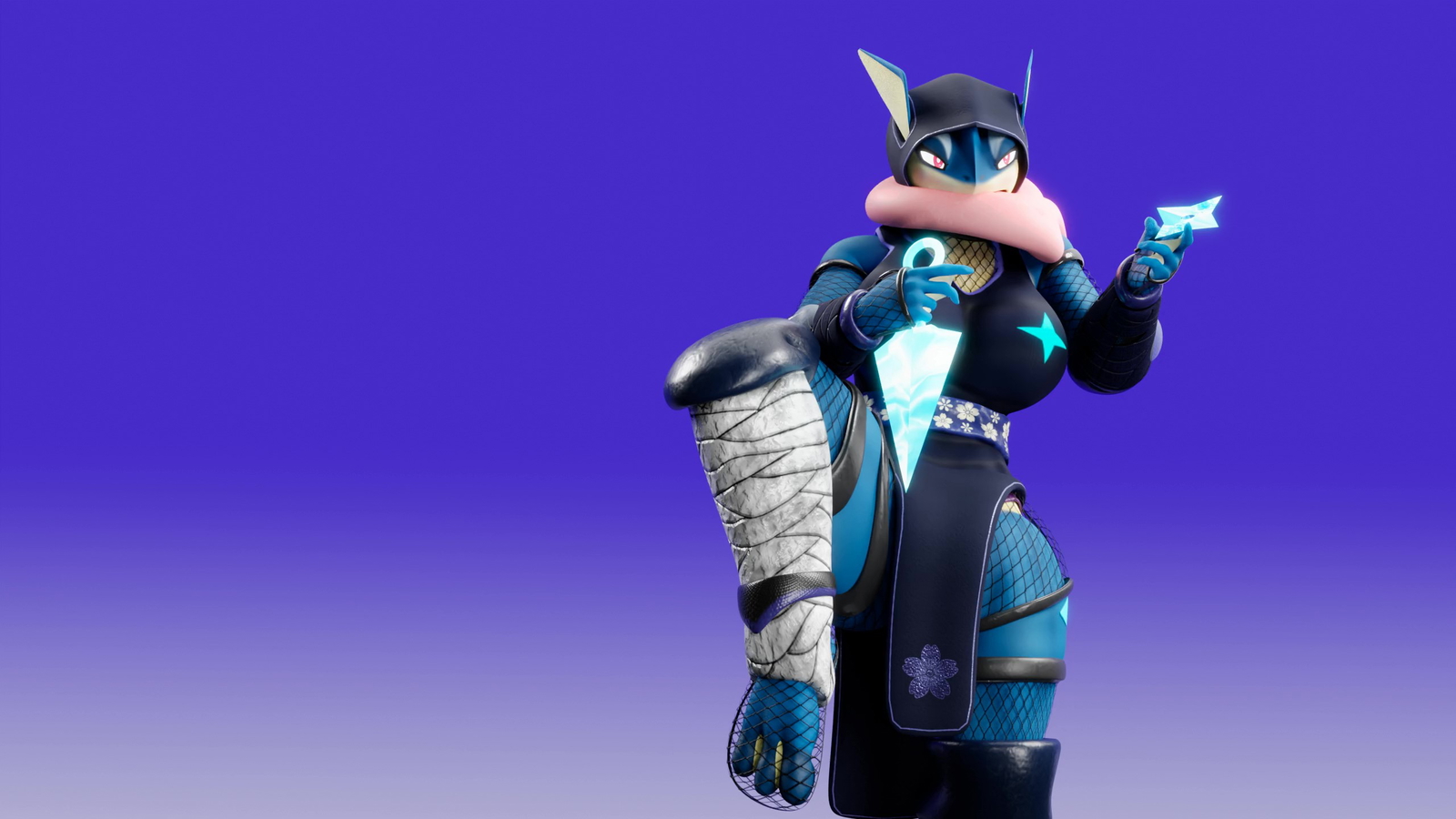 Mizuki FemNinjaFrog ModelPack (VRChat, Blender, SFM)