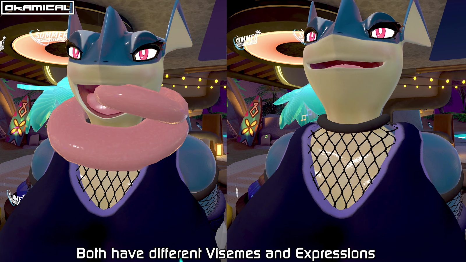 Mizuki FemNinjaFrog ModelPack (VRChat, Blender, SFM)