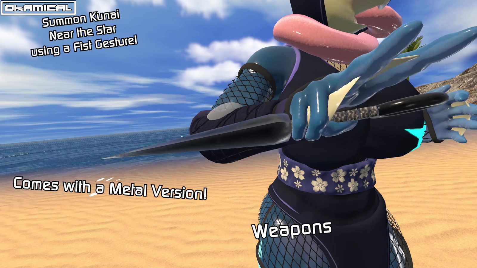 Mizuki FemNinjaFrog ModelPack (VRChat, Blender, SFM)