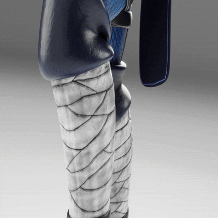 Mizuki FemNinjaFrog ModelPack (VRChat, Blender, SFM)