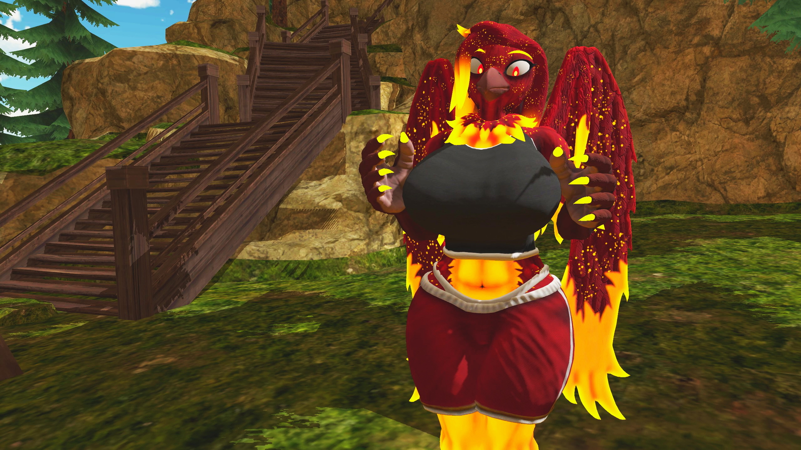 Phoenix Sisters ModelPack (VRChat, Blender, SFM)