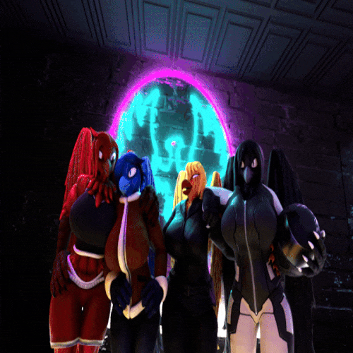 Phoenix Sisters ModelPack (VRChat, Blender, SFM)