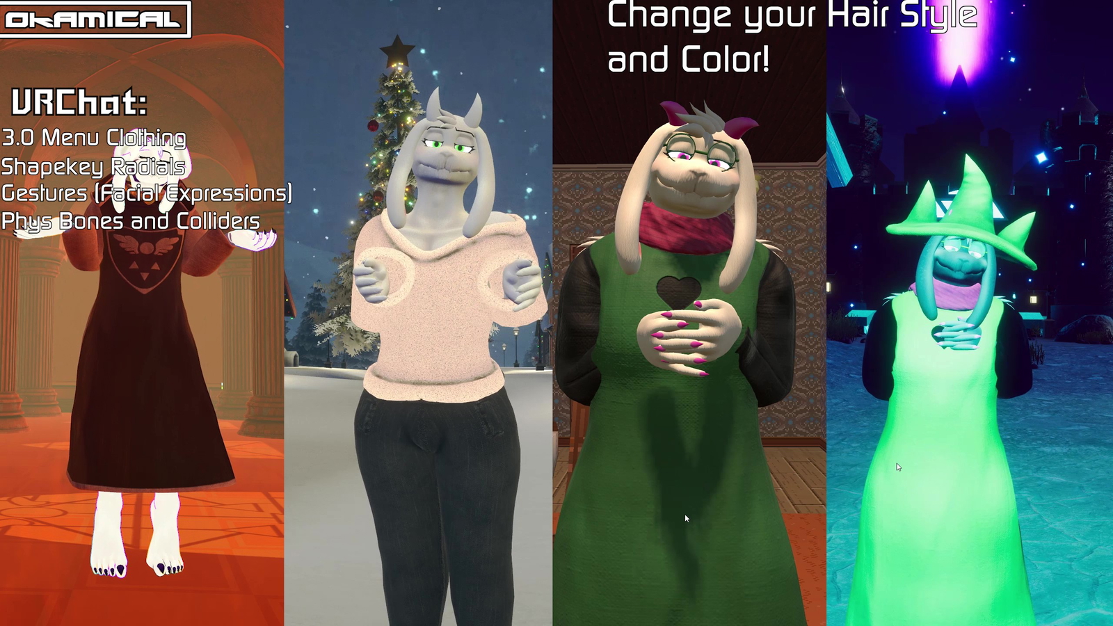 HyperGoat ModelPack (VRChat, Blender, SFM)