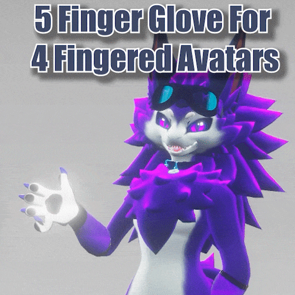 5 Fingered Gloves for 4 Fingered Avatars