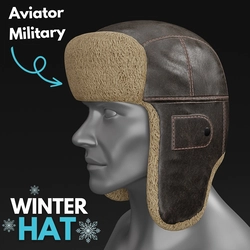 Winter Hat - Aviator - Military