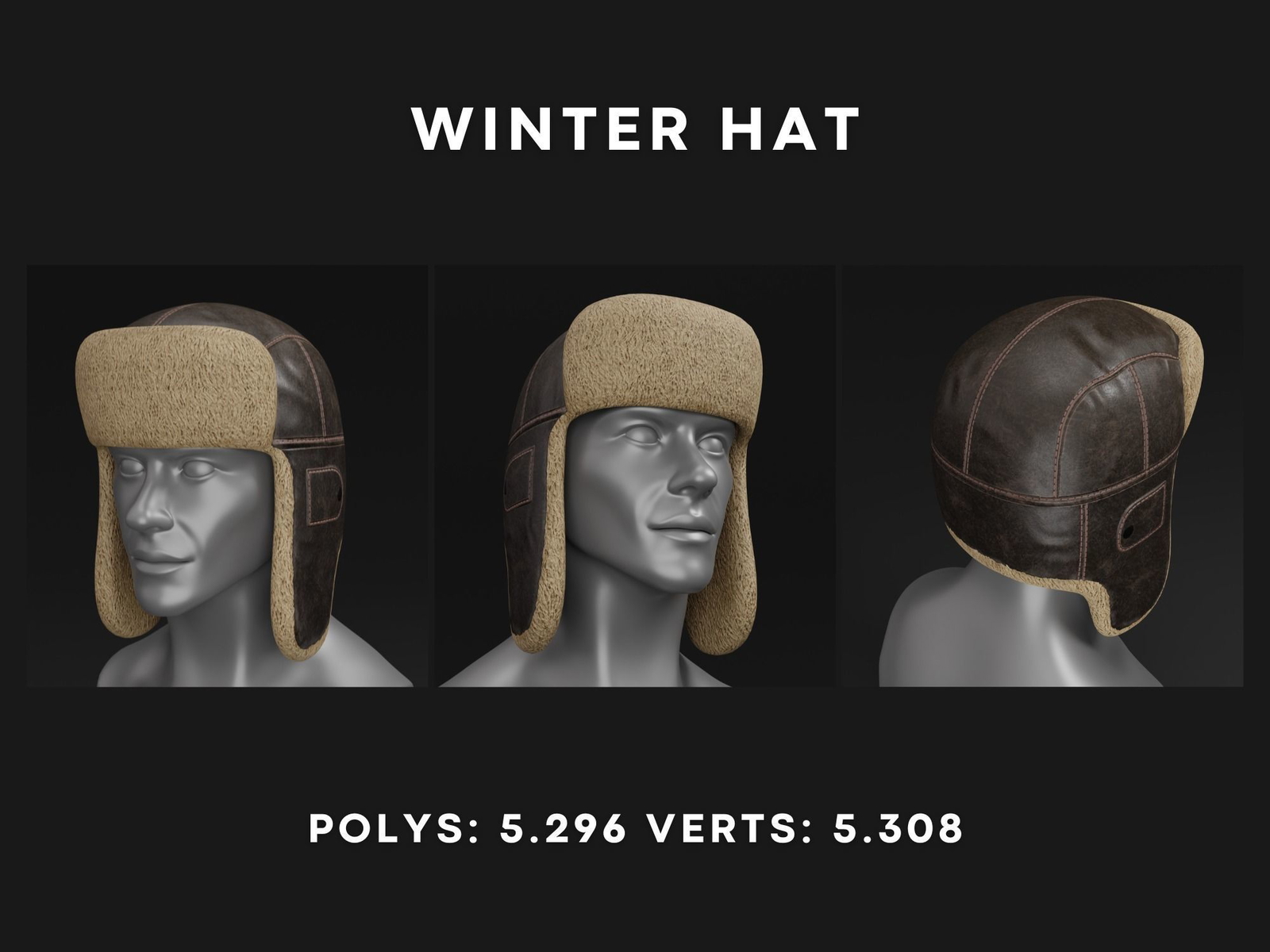 Winter Hat - Aviator - Military