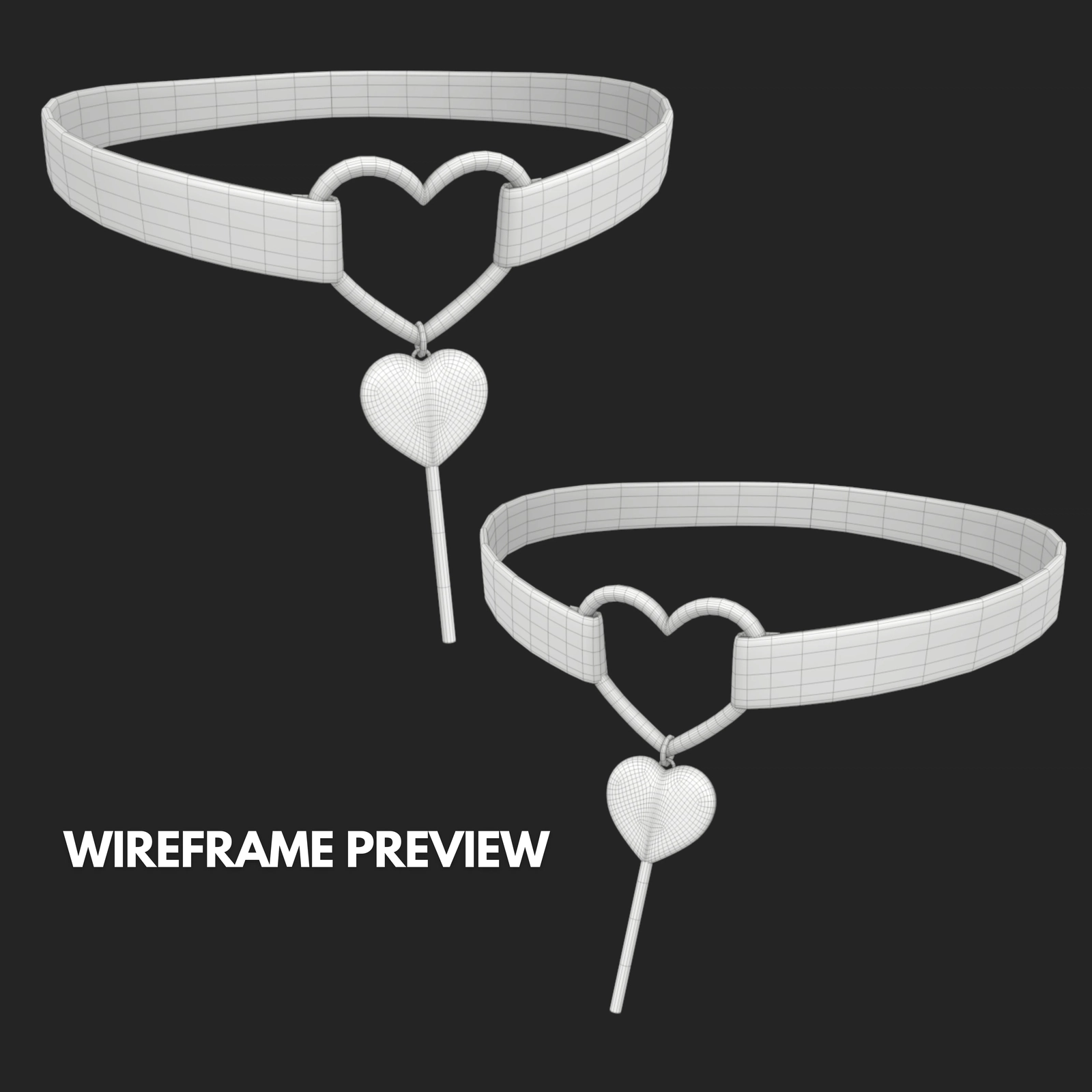Heart Choker - Lollipop Kawaii