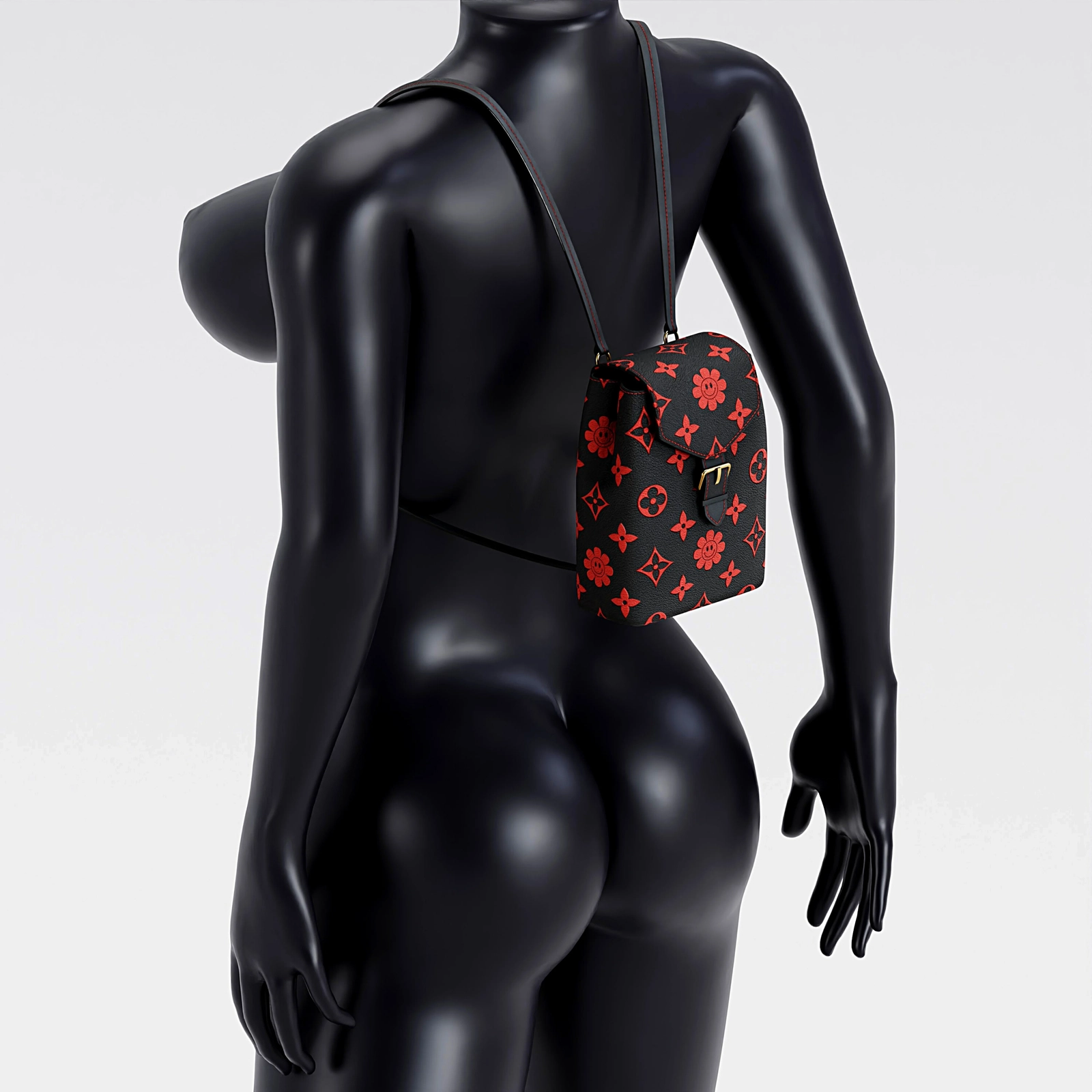 Backpack - Flower Pattern 3 IN 1