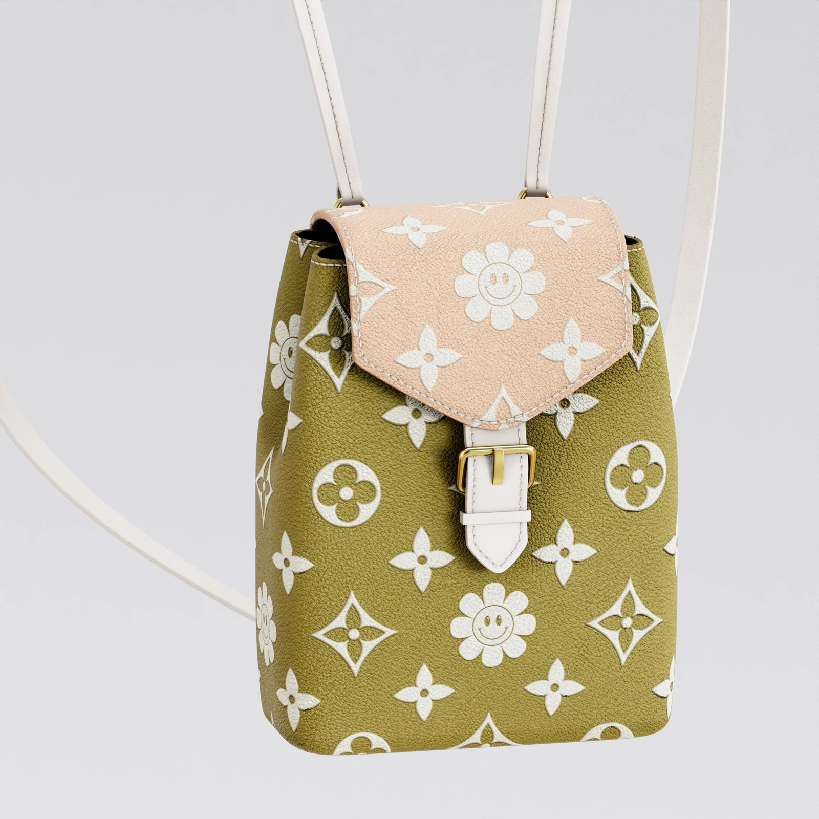 Backpack - Flower Pattern 3 IN 1