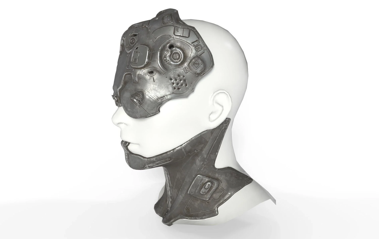 Mask Mecha Robot Cyberpunk BUNDLE | WOLVES STUDIO