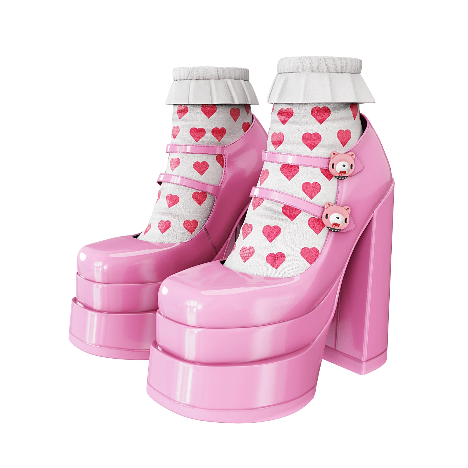 Platform High Heels Kawaii BUNDLE | WOLVES STUDIO