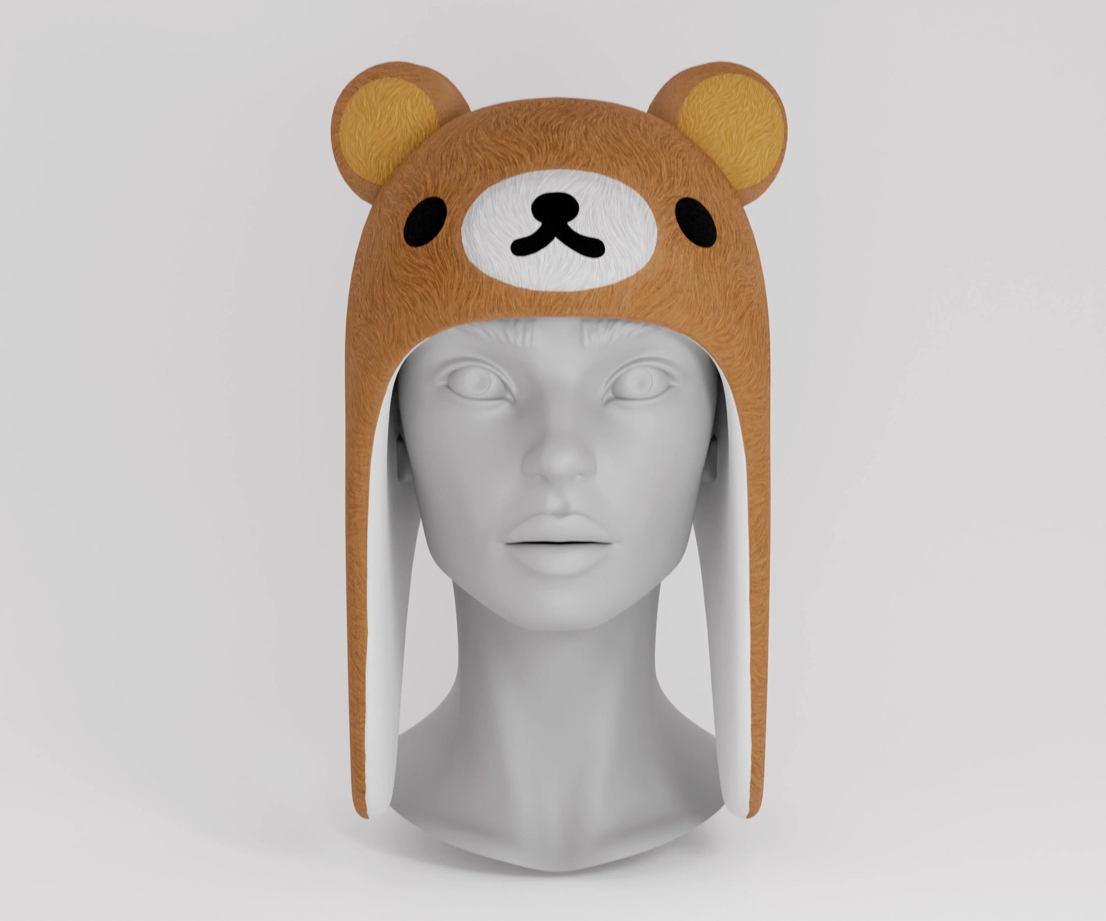 Hat - Kawaii Bear Funny Cartoon Stylized Metaverse | WOLVES STUDIO