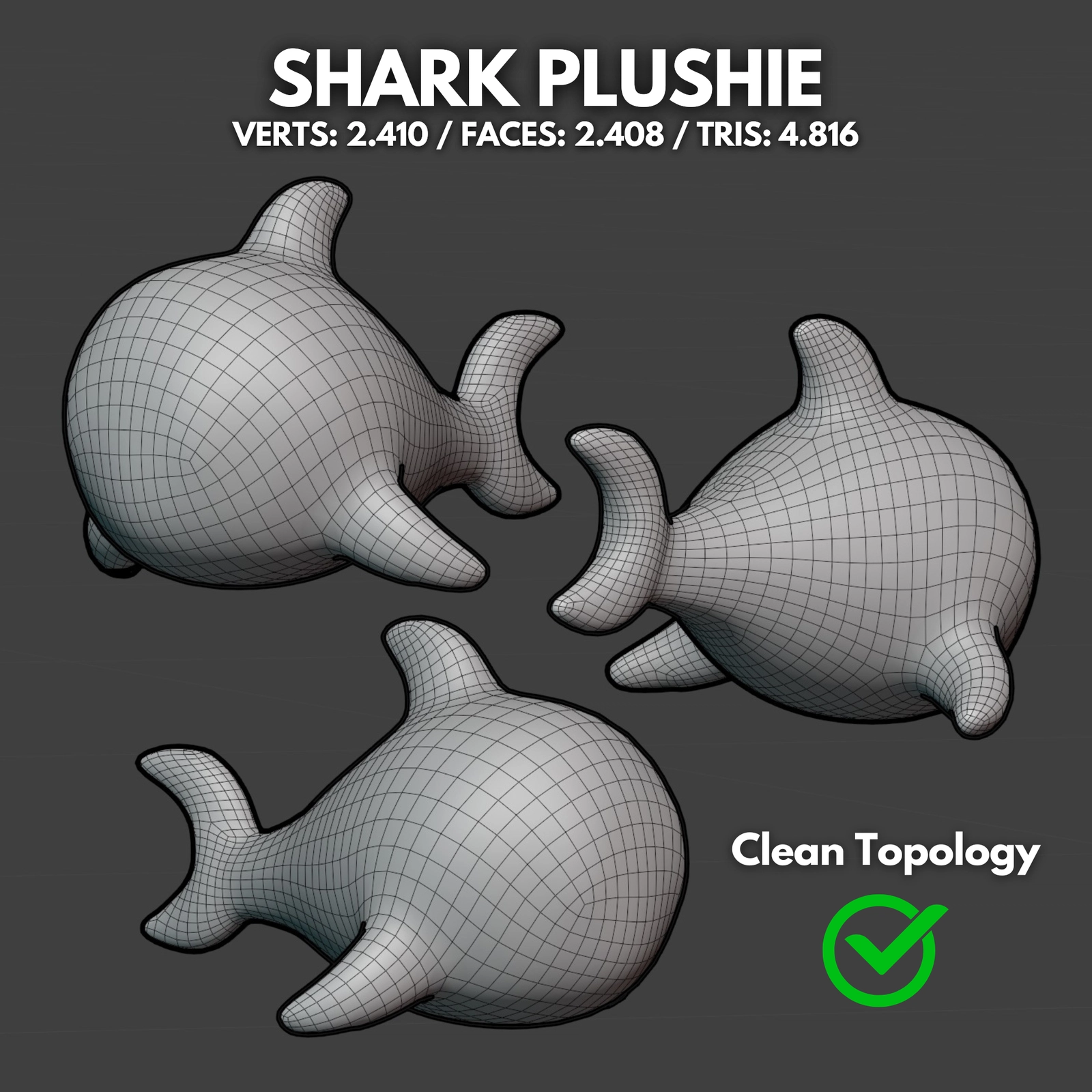 SHARK PLUSHIE - VRC PLUSHIES | WOLVES STUDIO