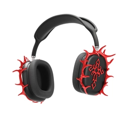 Headphone Cross Thorns - Black Red - Streetwear | WOLVES STUDIO