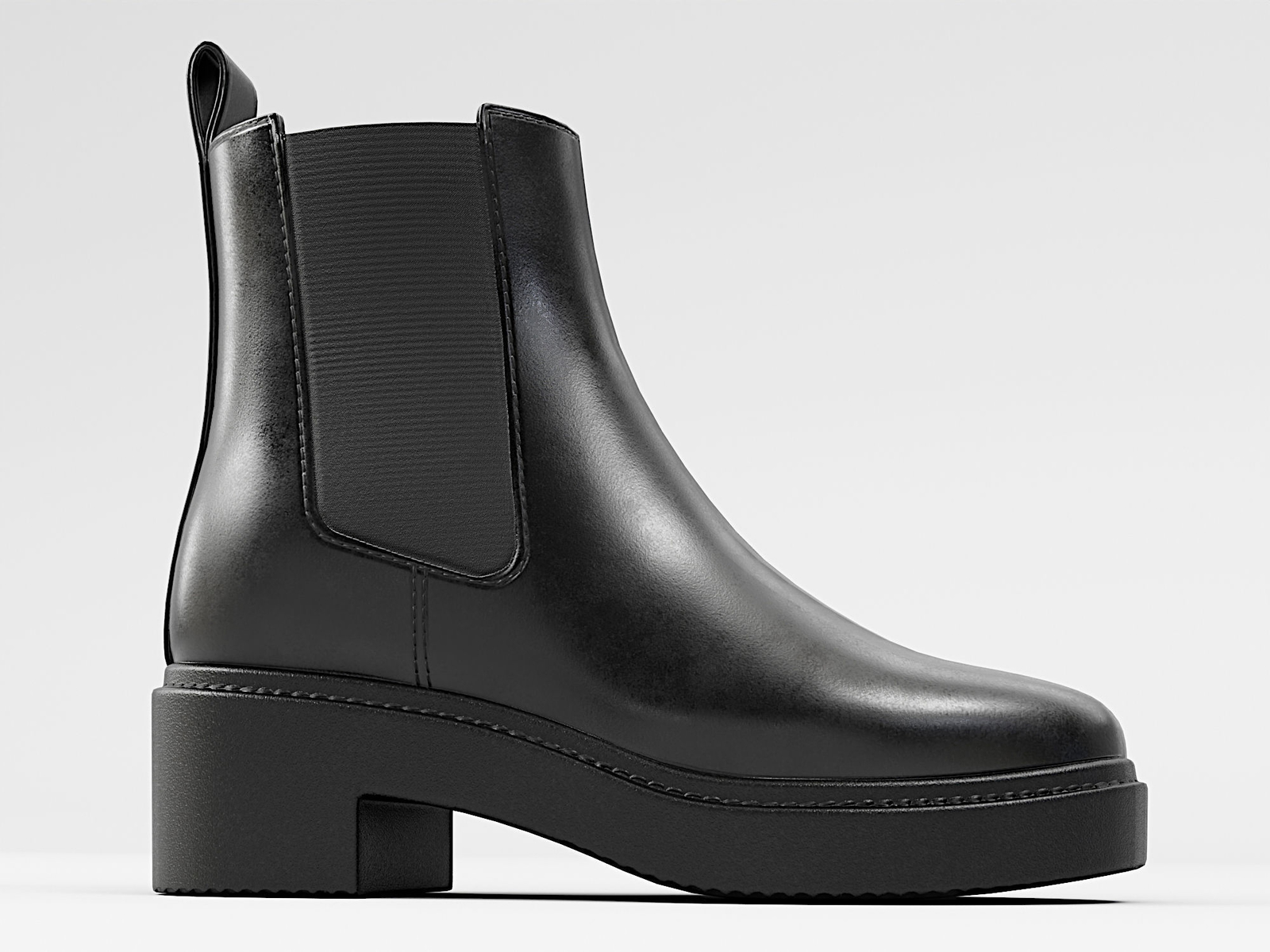 Boot Chelsea Leather Black | WOLVES STUDIO