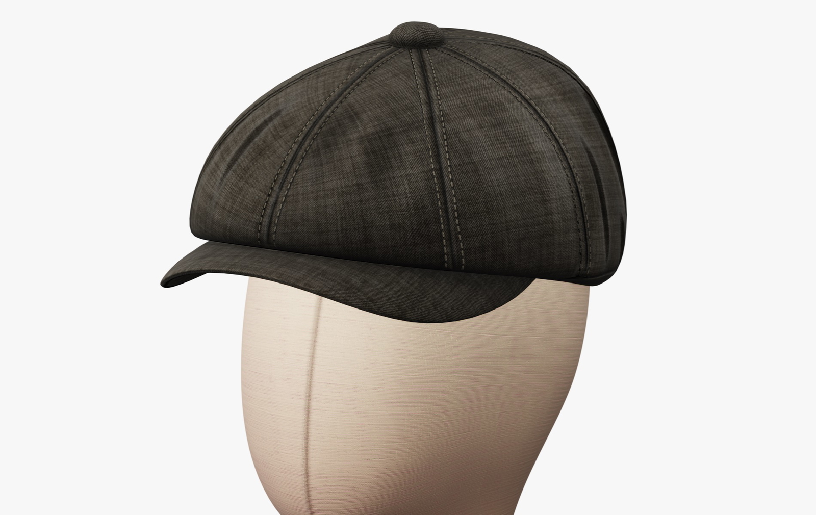 Vintage Golf Beret Hat 3D Model Low Poly | WOLVES STUDIO