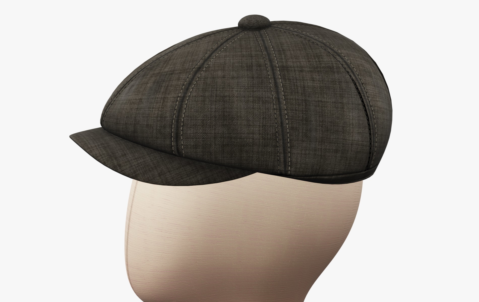 Vintage Golf Beret Hat 3D Model Low Poly | WOLVES STUDIO
