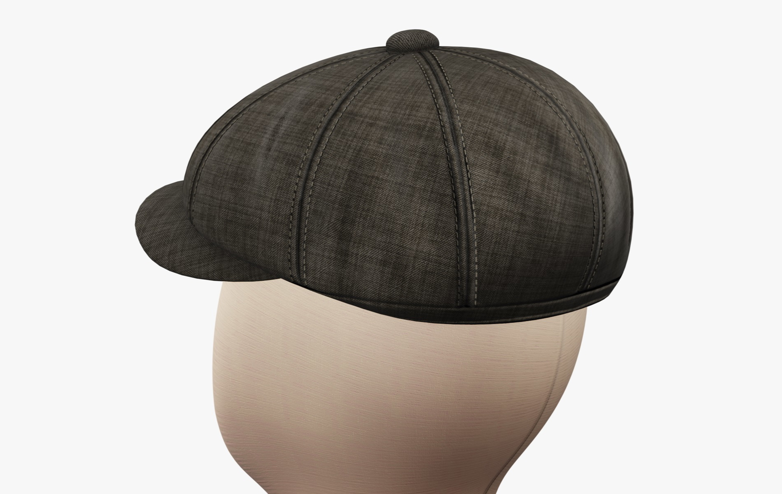 Vintage Golf Beret Hat 3D Model Low Poly | WOLVES STUDIO