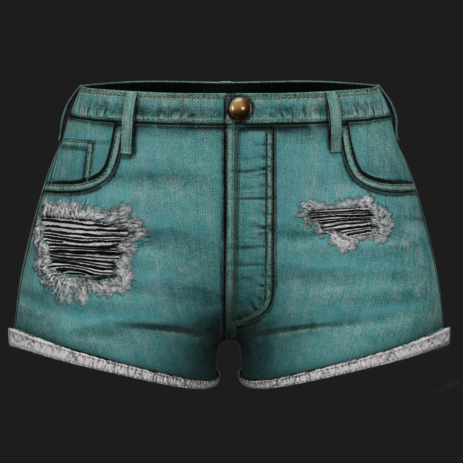 WOMEN'S JEAN SHORTS - 3 COLORS | WOLVES STUDIO